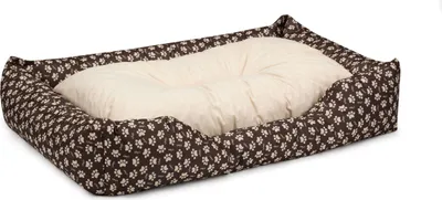 Produktbild von BedDog Hundebett MIMI, Hundesofa,Hundekissen,(XL) ca. 100x85x23cm,SAND-DOG (braun/muster)