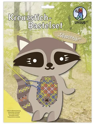 Obrázok produktu pre Súprava na vyšívanie krížom-krážom mýval