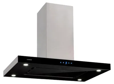 Produktbild von Klarstein Valeria Inselabzugshaube - Dunstabzugshaube, Inselhaube, 230W, max.650 m³/h, 3 Leistungsstufen, LED-Beleuchtung, Touch-Panel, Glas, Edelstahl, sparsam, PureAmbience Concept, silber