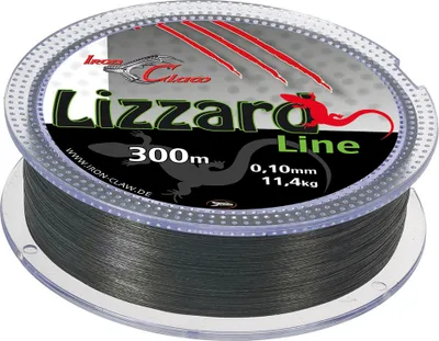 Produktbild von Iron Claw Lizzard Line geflochtene Schnur grau 300m *Tip*