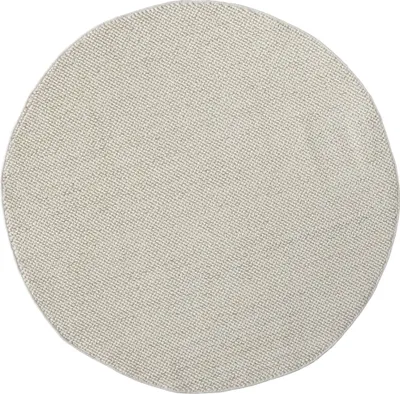 Obrázek produktu pro MY-RUG "Divya" sisalový koberec, 120x120, bílý, skvrnitý, kulatý koberec do obývacího pokoje