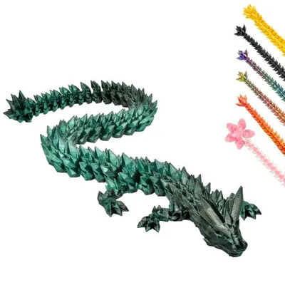 Produktbild von 3D Drache - 30 cm – Schwarz-Grün