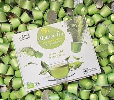 Immagine prodotto di Matcha Cerimoniale in Capsule – Prima Raccolta, compatibile con macchine Nespresso