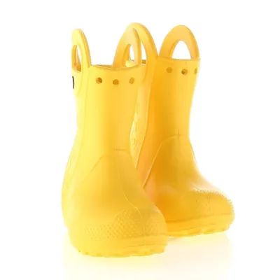Produktbild von Crocs Handle It Rain, Stiefel, Regenstiefel, Uni, Kind, Gelb, Einfarbig