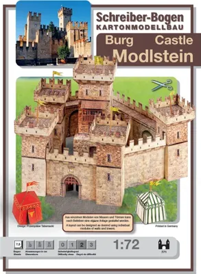 Produktbild von Schreiber-Bogen Kartonmodellbau Burg Modlstein