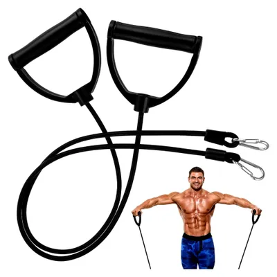 Produktbild von Widerstandsbänder für Stepper mit Griffen für effektives Krafttraining zu Hause