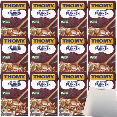 Produktbild von Thomy Les Sauces Pfannen Sahne Sauce VPE (12x250ml Packung) + usy Block