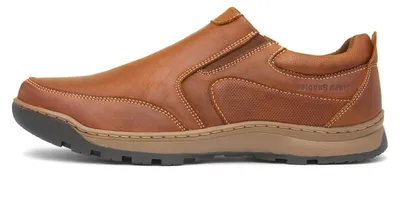 Immagine prodotto di Ciabatte da uomo Hush Puppies modello Jasper, color marrone (pelle scamosciata color cuoio), taglia 41 EU