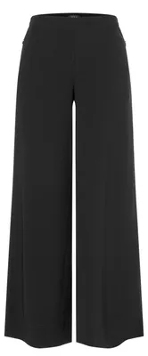 Produktbild von - MAC JEANS - CORALIE, Floating crepe - Wide Fit - 3421-00-0231L-090 - schwarz Größe 44/30