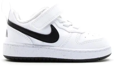 Produktbild von Nike Court Borough Low Recraft White Black Swoosh (TD) - EU 19.5