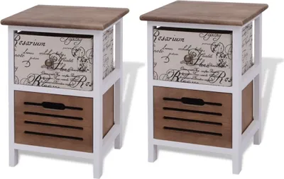 Immagine prodotto di vidaXL Comodini 2 pz. In legno