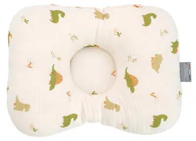 Produktbild von Baby Kopfkissen Musselin Dino - Naturweiß | by SEVIRA KIDS