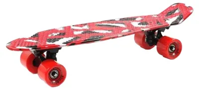 Obrázok produktu pre SMJ Sport - Skateboard, geometrický dizajn PP12691 (jednotná veľkosť) (červená)