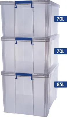 Zdjęcie produktu dla BankersBox Prostore Box 2X70L/1X85L   mit Karton    Plastik