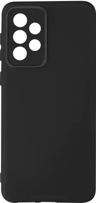 Produktbild von Avizar, Halbsteife Silikon Handyhülle für Samsung Galaxy A33 5G, Soft Touch, Schwarz