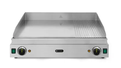 Produktbild von HENDI Grillplatte         230V 3500W 2/3 Glatt 1/3 Gerillt