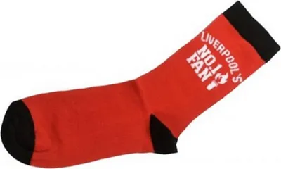 Produktbild von Liverpool FC - "Liverpool´s No.1 Fan" Socken für Herren/Damen Uni BS5998 (37 EU - 40 EU) (Rot/Schwarz/Weiß)