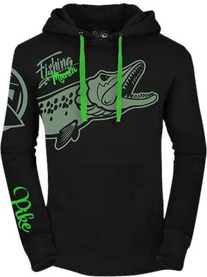 Produktbild von Hotspot Design Fishing Mania Pike Sweatshirt Schwarz 3XL Mann Schwarz 3XL