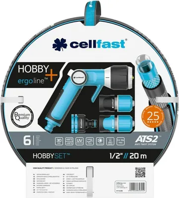 Image de Tuyau Jardin Hobby Ats2 Kit D'irrigation Complet Et Résistant - Cellfast