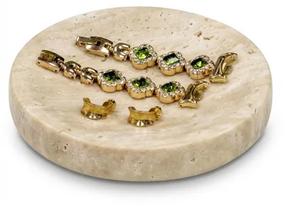Immagine prodotto di Ciotola decorativa in pietra naturale beige, 11,5 cm. Ideale come portaoggetti, portachiavi o per decorazioni