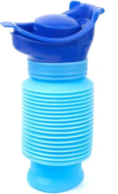 Produktbild von Famanu Campingtoilette kompaktes Design - Blau