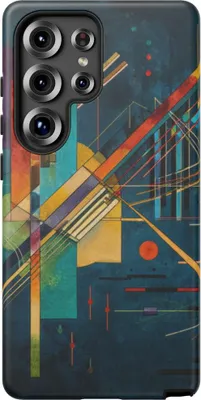 Produktbild von Abstrakte Geometrie – Handyhülle Kompatibel mit Galaxy S25 Ultra