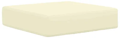 Immagine prodotto di vidaXL Cuscino da esterno Crema 40 x 40 x 8 cm 100% poliestere