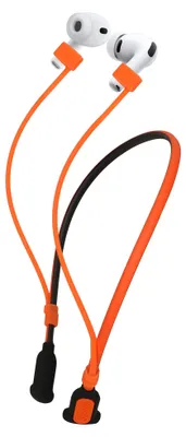 Produktbild von kwmobile Silikon Halteband für Apple Airpods 3 / 4 / Pro 1 / Pro 2 / Airpods Pro 3 Halterung Jogging - in-Ear Headphones Band Strap - Kopfhörer