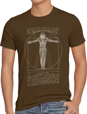 Produktbild von A.N.T. Vitruvianischer Titan Herren T-Shirt on attack aufklärungstruppe