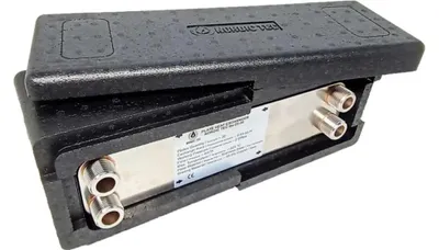 Obrázek produktu pro Deskový výměník tepla, 30 desek, 125 kW, nerezová ocel 1.4404, připojení G 3/4