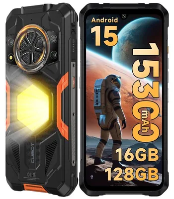Produktbild von Cubot KingKong Power 5 Outdoor Smartphone Ohne Vertrag, 6.88" 120Hz, 16+128GB, Dual SIM, 120Hz, NFC, 15300 mAh, IP68, Android 15