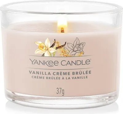 Immagine prodotto di Yankee Candle Vanilla Crème Brulee candela di cera Rotondo Vaniglia Beige 1 pz