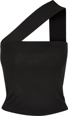 Produktbild von Urban Classics Ladies - One Strap Tank Top schwarz - 3XL