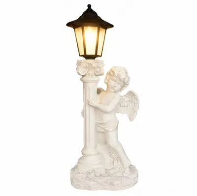 Produktbild von Figuren-Kerzenhalter-Dekoration Engelsstatue Solar-LED für Garten oder Grab