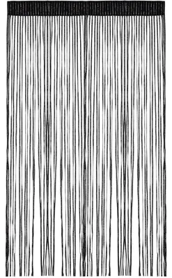 Drahtvorhang Insektenschutz 100x200 cm schwarz