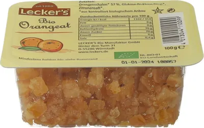 Image de Orangeat en dés 100g