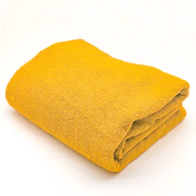 Obrázek produktu pro Plážová osuška BIG jednobarevná okrová, froté, 100x180cm