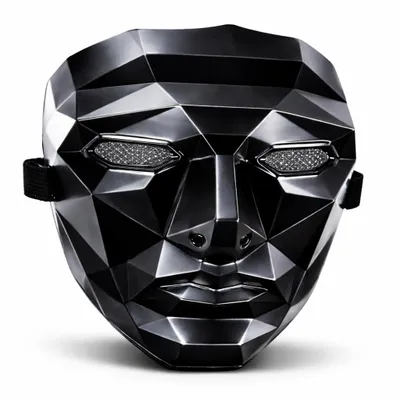 Spielmaske mit Spielkarte für Halloween, Karneval & Fasching