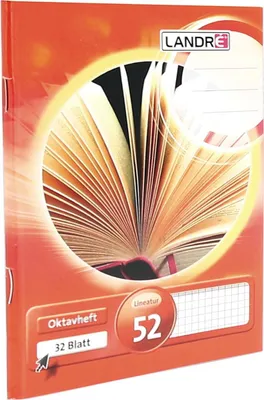 Image de LANDR Oktavheft DIN A6, kariert, 70 g/qm, 32 Blatt