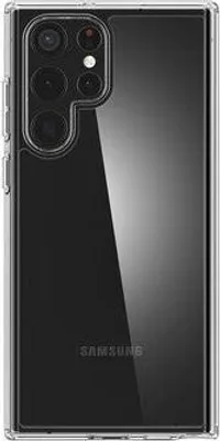Produktbild von Spigen Ultra Hybrid Cover für Galaxy S22 Ultra - Transparent