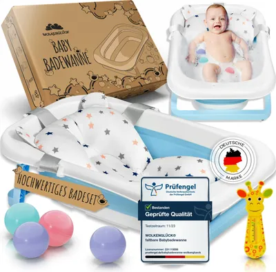 Produktbild von WOLKENGLÜCK® Faltbare Babybadewanne