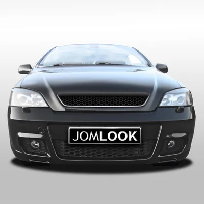 Productafbeelding van JOM Bumper voor Opel Astra G voorzijde met ABE spoiler mistlamp grille
