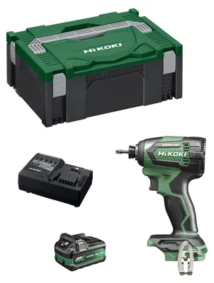 Produktbild von Schlagschrauber HIKOKI WH18DEA1X (1 x 2,5Ah/5,0Ah + UC18YSL3 + Koffer HSC II)