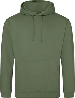 Image de Just Hoods JH001 | Sweat à capuche / sweat à capuche collège dans de nombreuses couleurs - Couleur : Earthy Green - Taille : XL