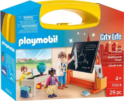 Zdjęcie produktu dla PLAYMOBIL City Life 70314, Szkoła, 4 lat(a), Wielobarwny, Plastik