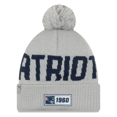 Produktbild von New Era New England Patriots NFL 2019 On Field Road 1960 Beanie grau  One-Size