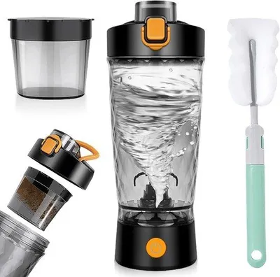 Produktbild von Elektrischer Fitness-Shaker - Automatischer Proteinschüttler - Elektrische Sportbeker - Fitness-Shaker mit Automatik - Elektrischer Sport-Shaker - Proteinschüttler für Fitness