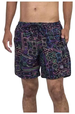 Produktbild von Badehose Hydroponic Smiley 16" black. für Herren