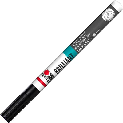 Produktbild von Marabu Lackmarker "Brilliant Painter" Strichstärke: 1-2 mm schwarz