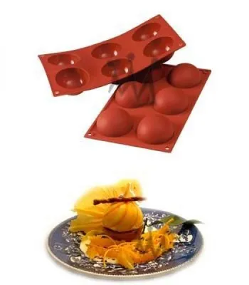Produktbild von SF002 HALBKUGEL - SILIKONFORM ø 70 H 35 MM